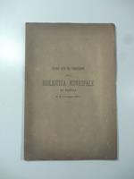 Discorso letto nell'inaugurazione della Biblioteca municipale di Napoli il di' 14 luglio 1878