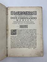 Ricettario fiorentino di nuovo illustrato [frontespizio mancante]