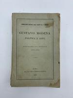 Gustavo Modena. Politica e arte. Epistolario con biografia (1833-1861)