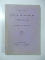 II ottobre MDCCCXCI. Scuole elementari del Comune di Roma. Premiazione annuale