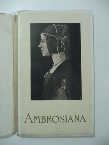 Guida sommaria per il visitatore della Biblioteca ambrosiana e delle collezioni annesse - copertina