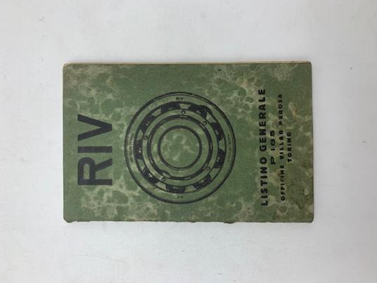 Riv cuscinetti a sfere e a rulli. Listino generale P185 - copertina