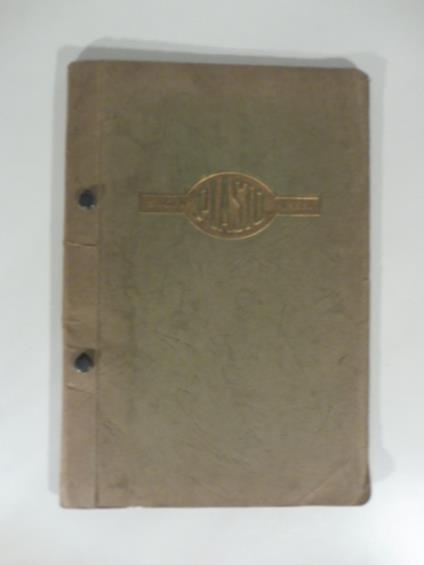 Sagen Plasto Messer. Catalogo in lingua tedesca delle seghe prodotte - copertina