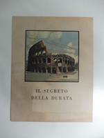 Il segreto della durata. Le addizionatrici Burroughs. Pieghevole pubblicitario