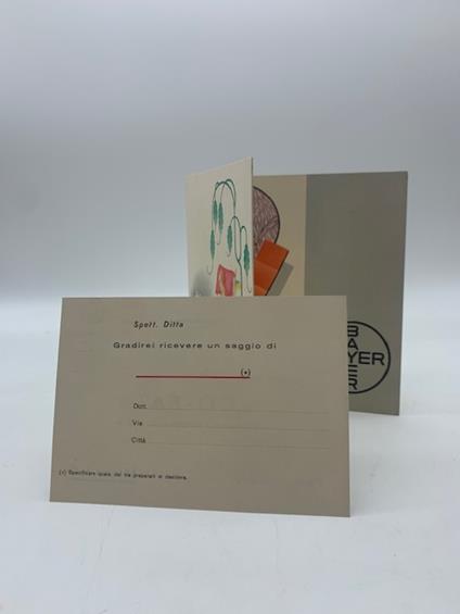 Solarson, Tonofosfan, Campolon Bayer. I tre classici emopoietici (pieghevole pubblicitario) - copertina