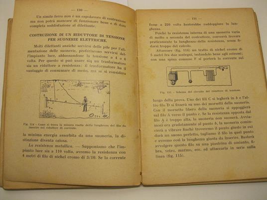 Costruzioni elettriche per dilettanti VII edizione ampliata 191 figure - copertina