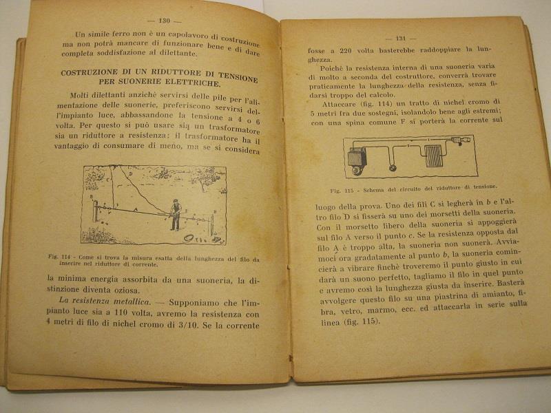 Costruzioni elettriche per dilettanti VII edizione ampliata 191 figure