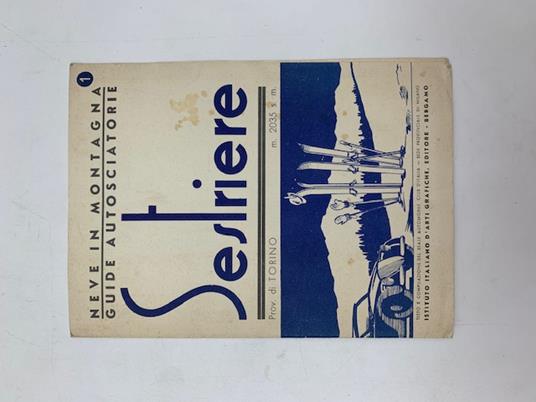 Neve in montagna. Guide autosciatorie, Sestriere (brochure promozionale) - copertina