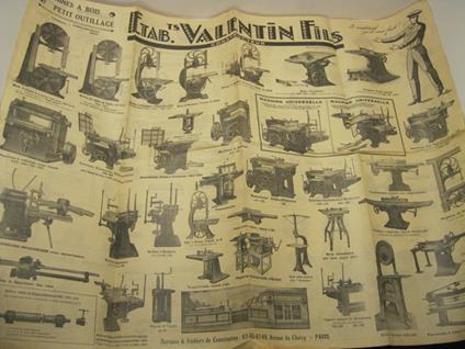 Etab. Valentin Fils. Machines a bois petit outillage - copertina
