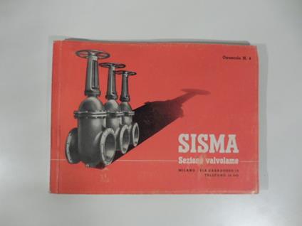 Sisma. Sezione valvolame, Milano - copertina