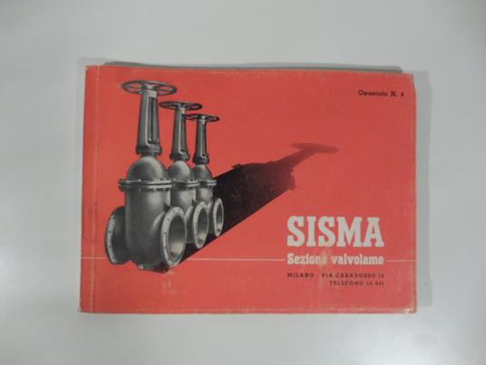 Sisma. Sezione valvolame, Milano - copertina