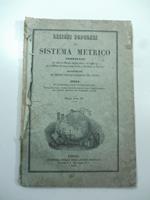 Lezioni popolari sul sistema metrico compilate per ordine del Ministero dell'Agricoltura... illustrate da molte figure inserite nel testo