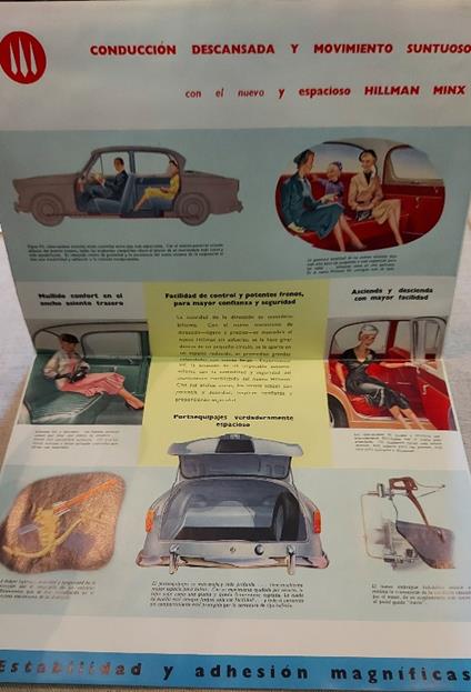 El prodigioso Hillman. El nuevo Hillman Minx (brochure pubblicitaria) - copertina