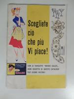 Scegliete cio' che piu' vi piace. Catalogo premi delle tavolette Brodo Galles