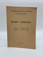 IIo congresso internazionale di speleologia. Bari Lecce Salerno 5 - 12 ottobre 1958. Relazioni e comunicazioni..