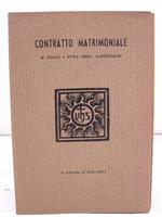 Contratto matrimoniale di Tollo e Nuta Nera Albizzeschi, 4 libretto di Mal'aria