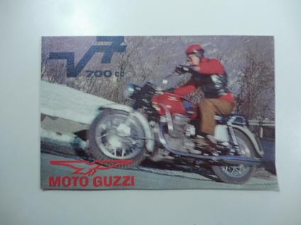 V 7 700 cc. Moto Guzzi - pieghevole pubblicitario - copertina