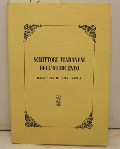 Scrittori viadanesi dell'Ottocento - copertina