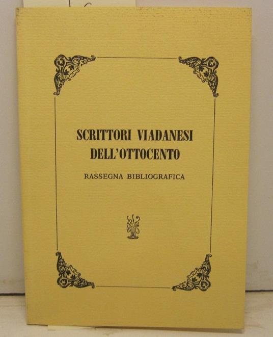 Scrittori viadanesi dell'Ottocento - copertina