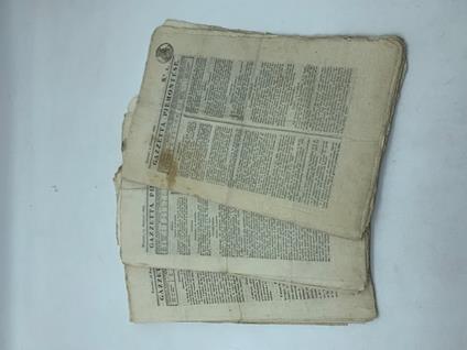 Gazzetta piemontese (Raccolta di 26 numeri dell'anno 1823) - copertina