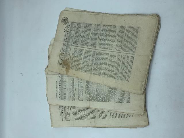 Gazzetta piemontese (Raccolta di 26 numeri dell'anno 1823)