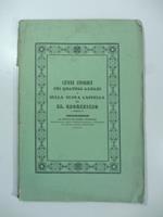 Cenni storici sui quattro altari e sulla nuova cappella del SS. Crocifisso colla descrizione di tutte le sagre funzioni praticate in occasione dell'asportazione di detta sacra immagine nella chiesa di San Carlo al Corso e del ritorno di essa alla sua