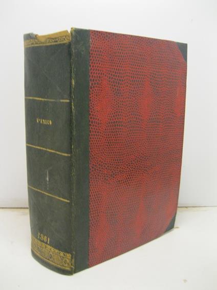 L' Amico. Pubblicazioni settimanali di morale, politica e letteratura. Anno IV. Volume V, volume VI, volume VII - copertina