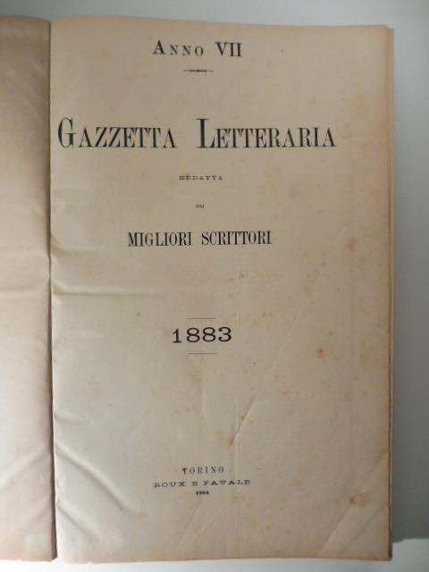 Gazzetta letteraria