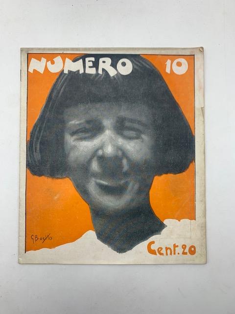 Numero. Settimanale umoristico illustrato, anno II, n. 10 - copertina