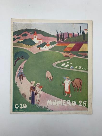 Numero. Settimanale umoristico illustrato, anno I, n. 26 - copertina