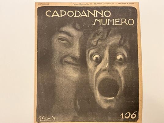 Numero. Settimanale umoristico illustrato, anno IV, n. 106 - copertina