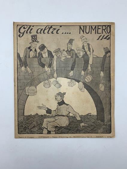Numero. Settimanale umoristico illustrato, anno IV, n. 114 - copertina