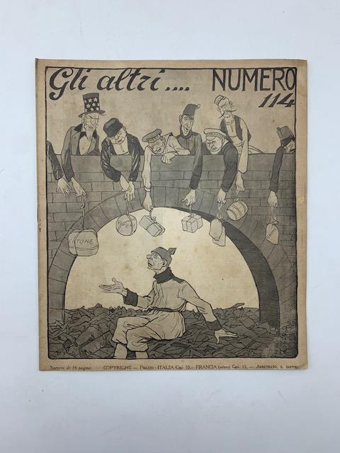 Numero. Settimanale umoristico illustrato, anno IV, n. 114 - copertina