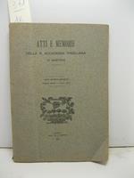 Atti e memorie della R. Accademia virgiliana di Mantova, nuova serie, volumi IX-X, anni MCMXVI-MCMXVII. Vita mantovana nel Baldus (continuazione e fine) La satira nella II parte del Baldus Mirabella turris. Nota folenghiana Sulla prima egloga di V