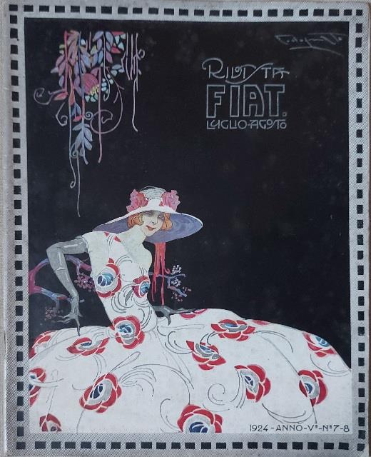 Rivista Fiat, anno V, n. 7-8, luglio-agosto 1924 - copertina