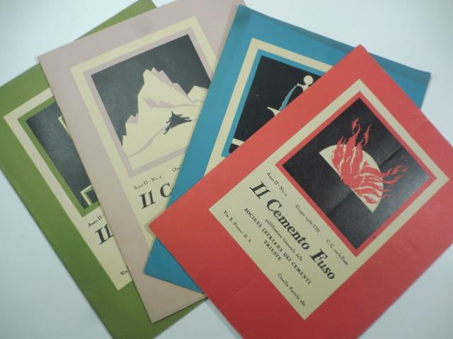 Il cemento fuso. Pubblicazione bimestrale della Societa' istriana dei cementi Trieste. Nn. 2, 3, 4, 5
