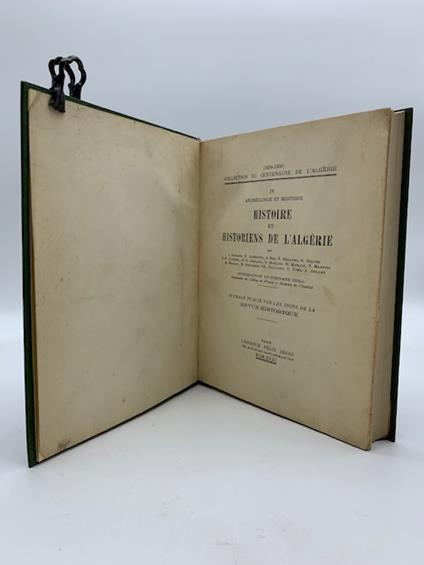 Histoire et historiens de l'Algerie - copertina