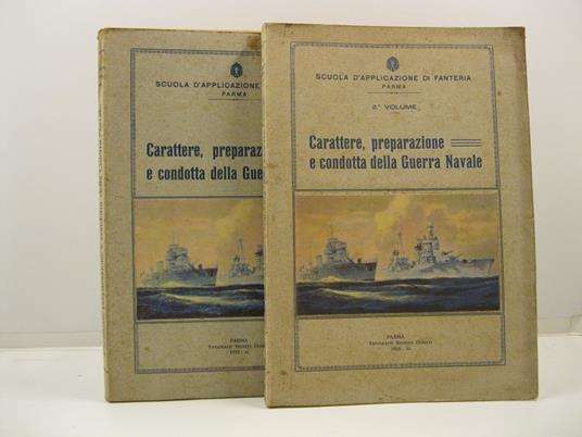 Carattere , preparazione e condotta della Guerra Navale - copertina