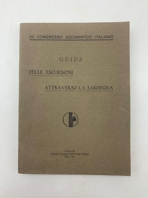 Guida delle escursioni attraverso la Sardegna - copertina