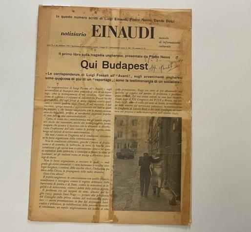 Notiziario Einaudi. Mensile di informazione culturale, anno V, n. 12, Dicembre 1956