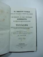 Il diritto civile spiegato secondo l'ordine del codice del pignoramento del pegno, e dell'anticresi comento del titolo XVII libro III del Codice Civile di Troplong