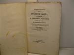 Traduzione della orazione latina in lode del B. Gregorio Barbarigo recitata nella chiesa del seminario di Padova nel di' che per la prima volta solennemente vi fu collocato ed esposto il suo cuore col testo originale riveduto ed arricchito dall'autor