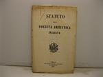 Statuto della societa' artistica italiana