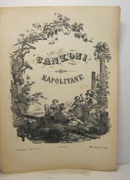 Canzoni napolitane - copertina