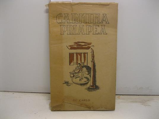 Carmina priapea nella traduzione di Giovanni Bach - copertina