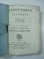 Repertorio teatrale. Tomo XI. Bruto e Cassio La moglie rara Ortalbano. Dramma La prova scambievole. Farsa