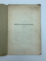 Reale Archivio Centrale di Stato in Firenze nel giugno del 1855. Terza edizione
