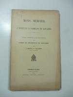 Mons. Mercier e l'Istituto S. Tommaso di Lovanio. Studio premesso alla traduzione del Corso di filosofia di Lovanio
