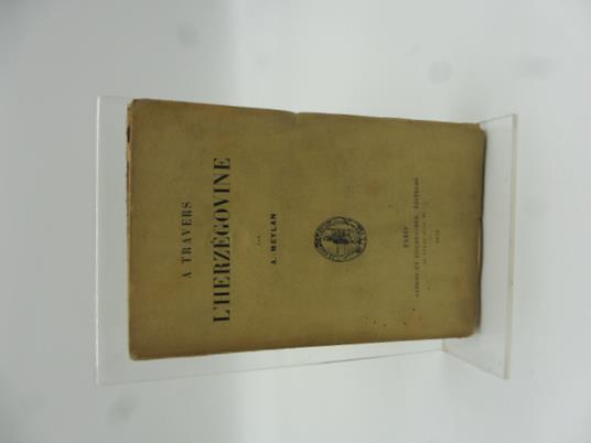 A travers l'Herzegovine - copertina