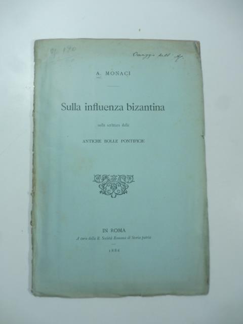 Sulla influenza bizantina nella scrittura delle antiche bolle pontificie
